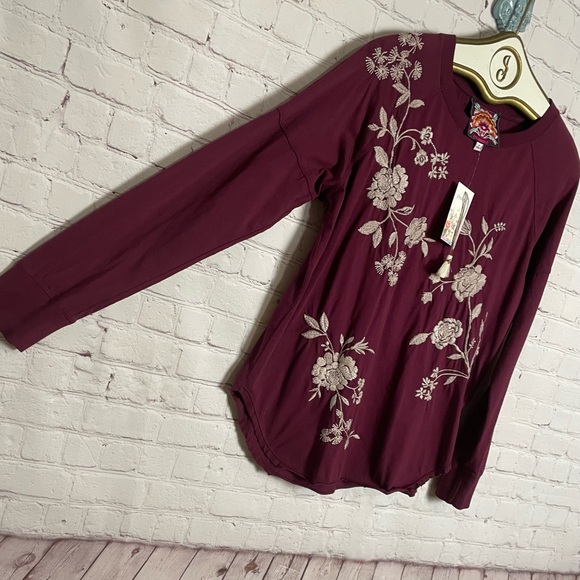 Johnny Was Vixie Raglan L/S Top NWT - Picture 4 of 7